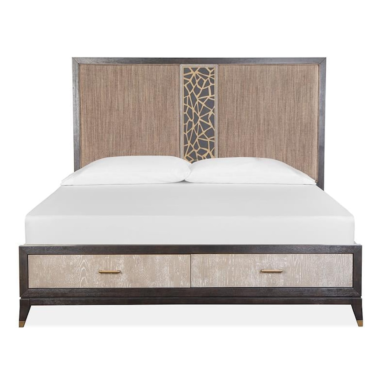 Magnussen Home Ryker Bedroom California King Upholstered Storage Bed