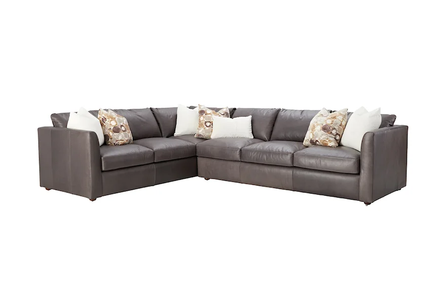 Alamitos 2-Piece Sectional Sofa w/ LAF Corner Sofa by Klaussner at Van Hill Furniture
