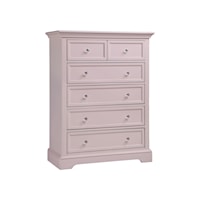 Contemporary Youth 6-Drawer Bedroom Chest