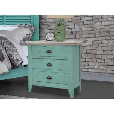 3-Drawer Nightstand