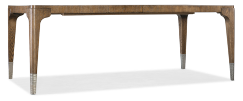 Casual Rectangular Dining Table with Removable Leaf