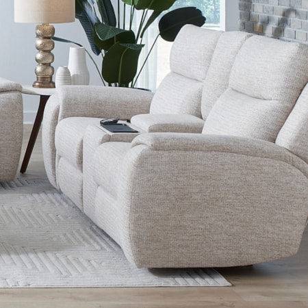 Power Headrest Console Loveseat