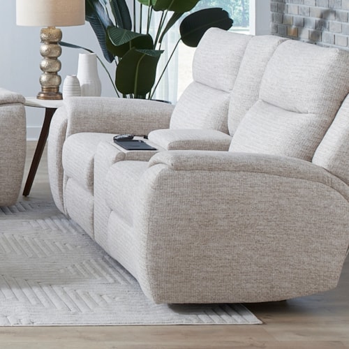 Power Headrest Console Loveseat w/ Zero Gravity Xtra