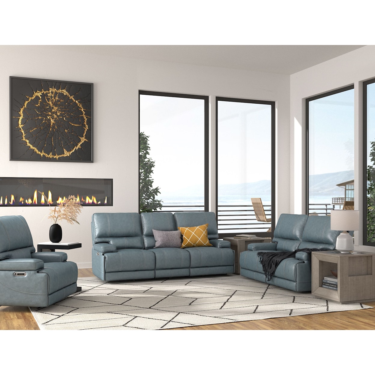 Carolina Living Whitman Reclining Living Room Group