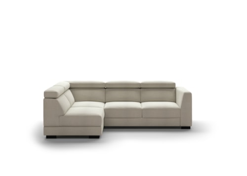 Contemporary LAF Chaise + RAF Loveseat Sleeper Sectional