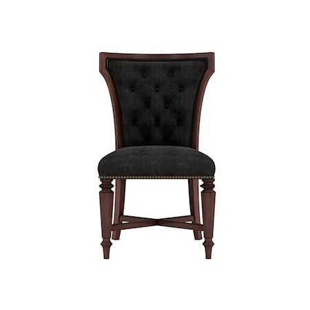 Upholstered Back Side Chair