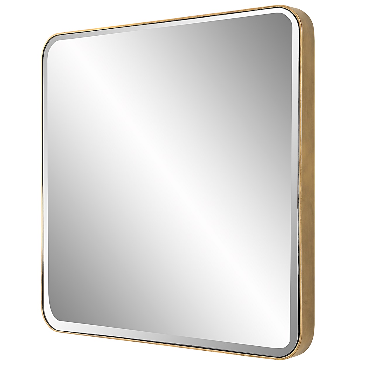 Uttermost Hampshire Hampshire Square Gold Mirror