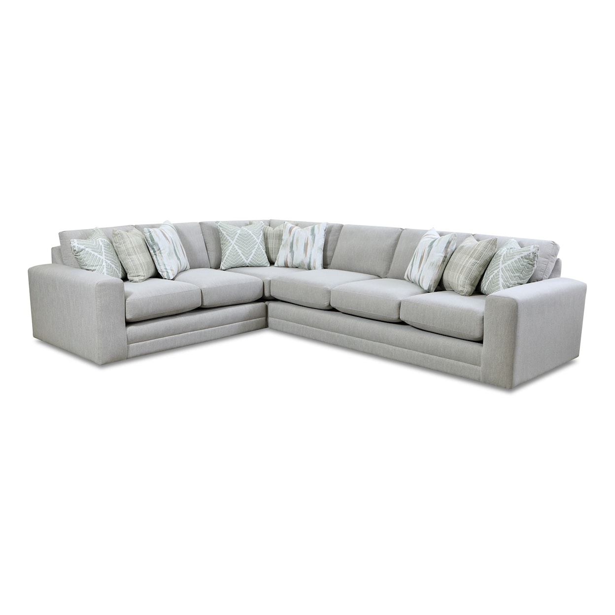 Fusion Furniture 7000 CHARLOTTE CREMINI Sectional Sofas
