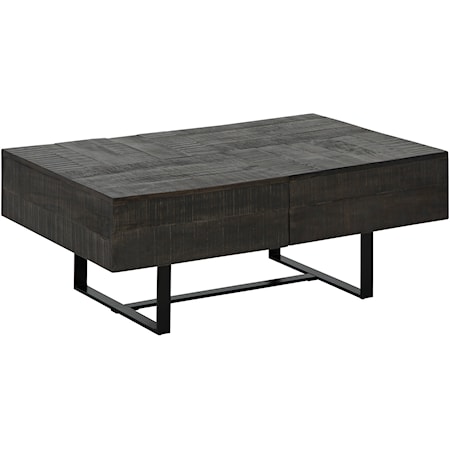 Contemporary Side Opening Coffee Table