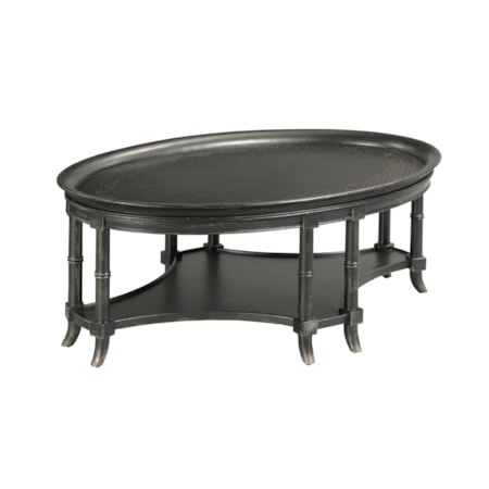 Traditional Oval Coffee Table