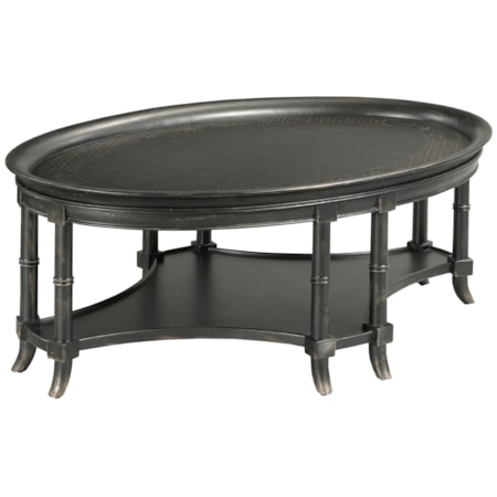 Traditional Oval Coffee Table