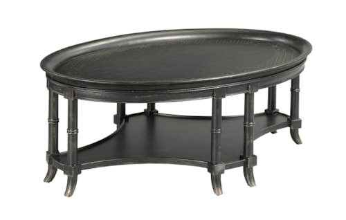 Traditional Oval Coffee Table