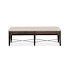 Magnussen Home Westley Falls Dining Bench w/Upholstered Seat