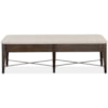 Magnussen Home Westley Falls Dining Bench w/Upholstered Seat