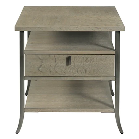 Casual Rockford Rectangular 1-Drawer End Table