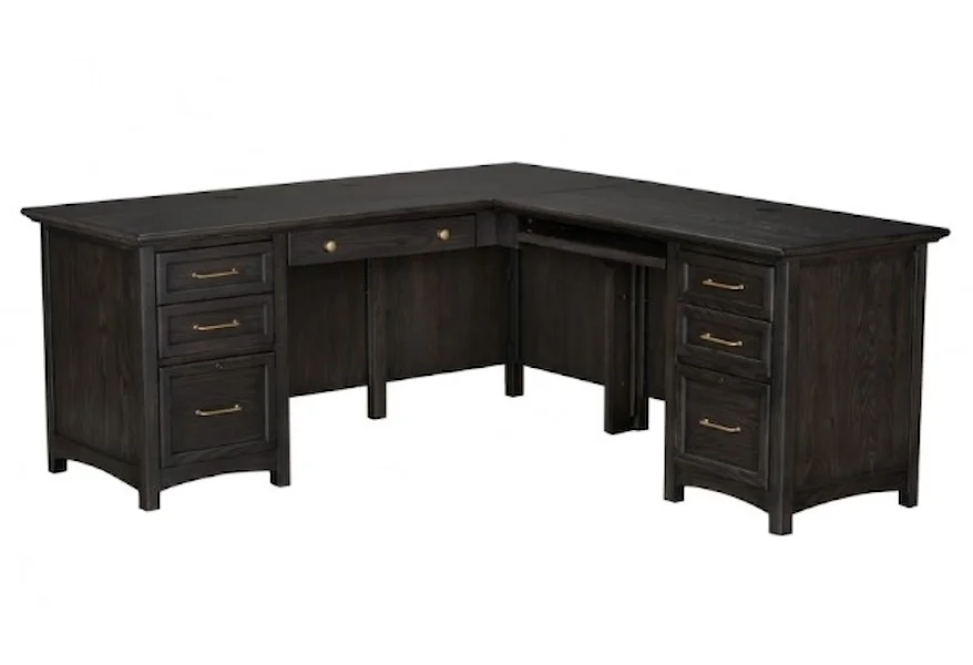 Addison L-Shaped Desk by Winners Only at Simply Home by Lindy's