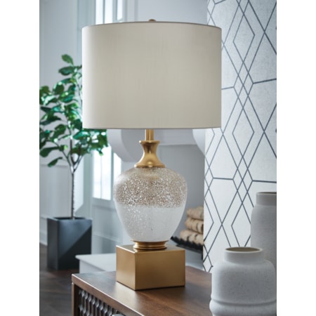 Glass Table Lamp