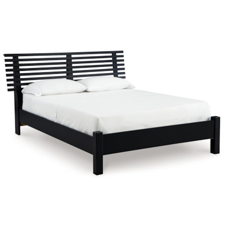 Full Slat Panel Bed