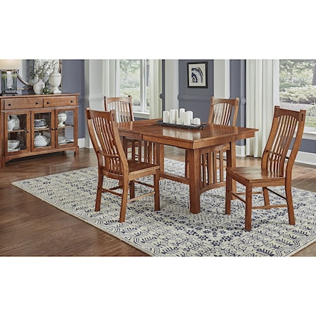5-Piece Dining Table &amp; Chair Set
