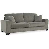 Contemporary Sofa with Throw Pillows