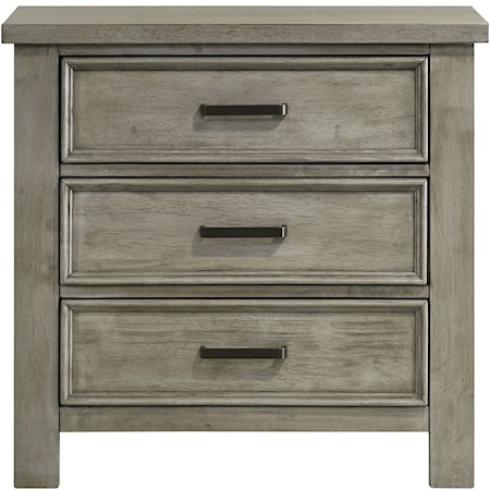 SULLY DRIFTWOOD GREY NIGHTSTAND |