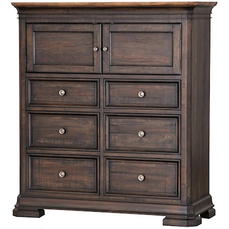 Napa Furniture Design The Grand Louie BRMCHE9905C Traditional Drawer Chest  with Five Drawers, Fashion Furniture