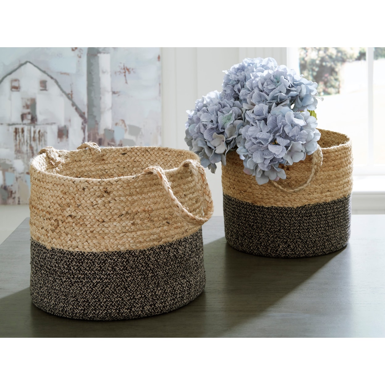 Ashley Furniture Signature Design Accents Parrish Basket (Set of 2)