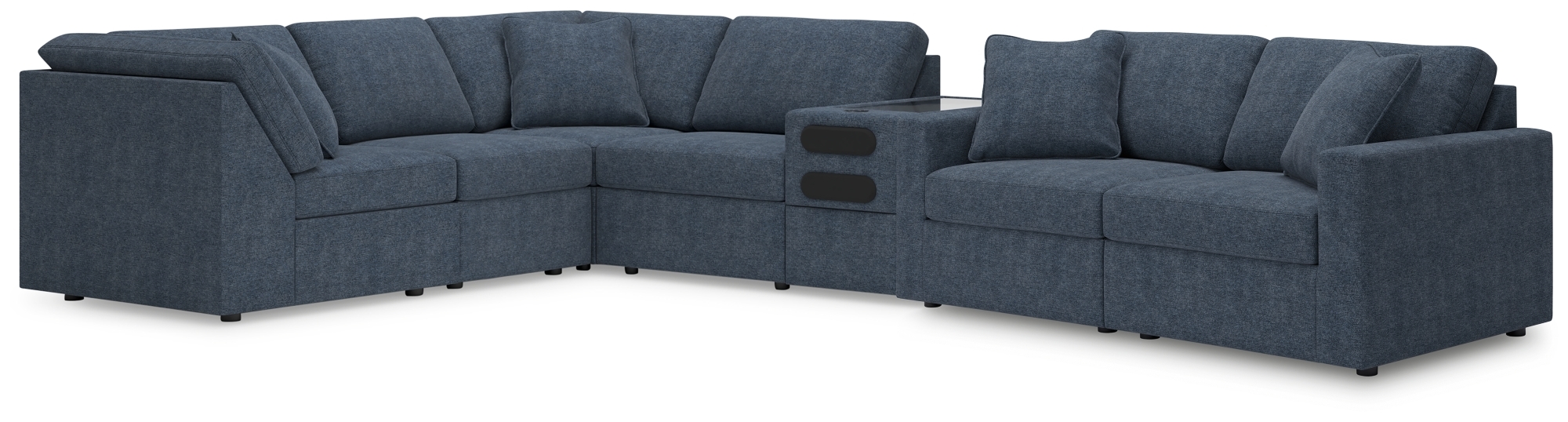 7-Piece Sectional With Audio Console