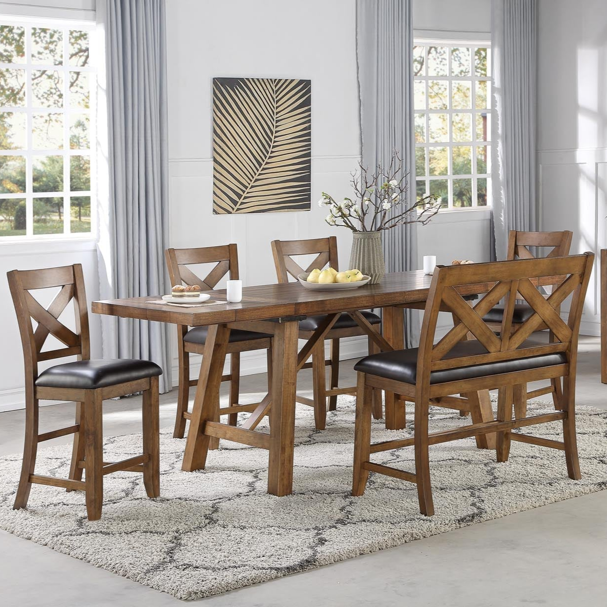 Bayside 7 deals piece dining set