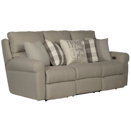 Lay Flat Power Reclining Sofa