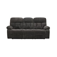 Contemporary Reclining Sofa with Power Footrest