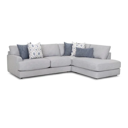 Contemporary 2-Piece Sectional Sofa