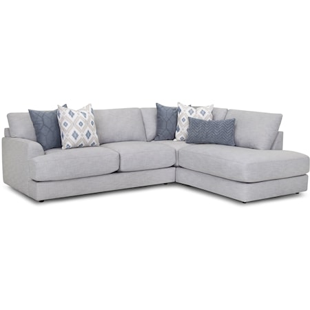 Contemporary 2-Piece Sectional Sofa