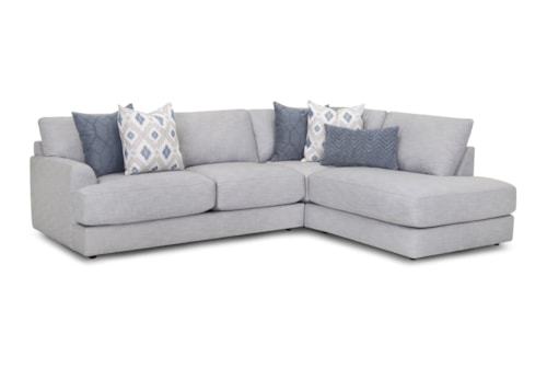 Contemporary 2-Piece Sectional Sofa