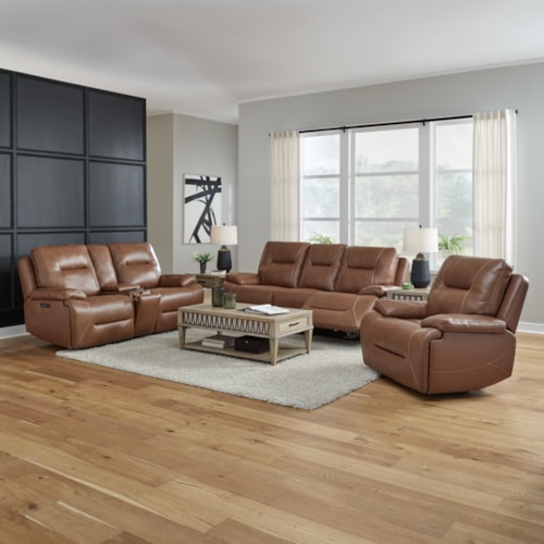 Casual Sofa, Loveseat, and Recliner Set