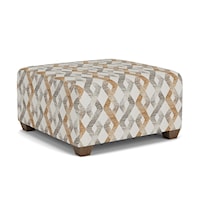 Contemporary Square Cocktail Ottoman