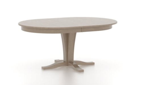Transitional Customizable Oval Wood Table