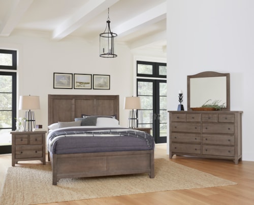Farmhouse 4-Piece King Panel Bedroom Set