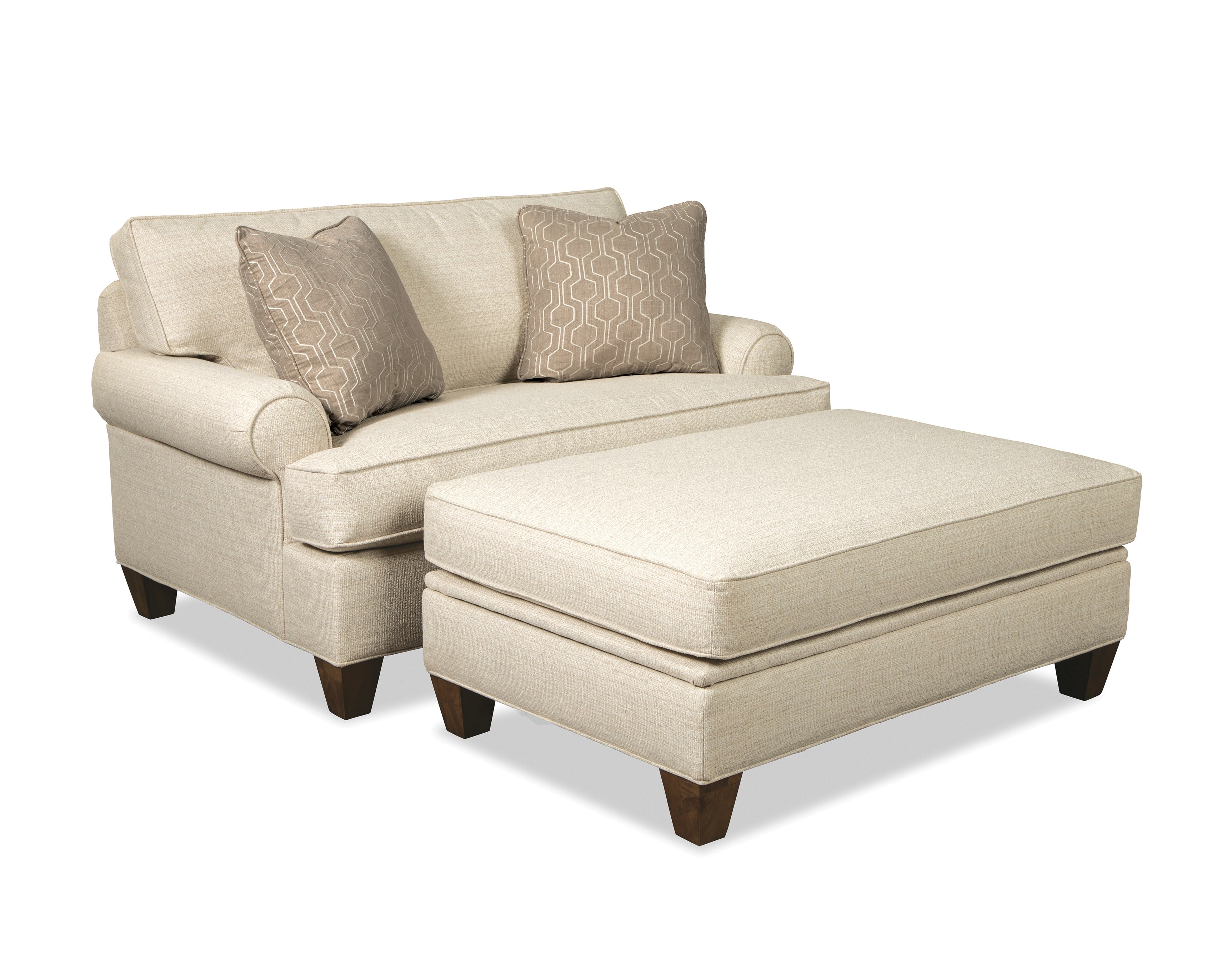 Craftmaster F9 Series Storage Ottoman w/ Hinge Top