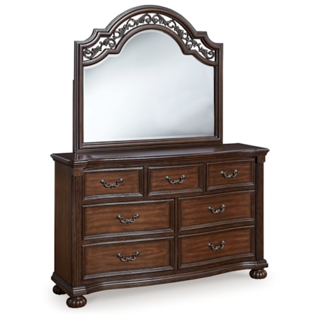 Dresser And Mirror