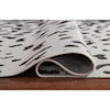 Ashley Furniture Signature Design Contemporary Area Rugs Samya Black/White Indoor/Outdoor Medium Rug