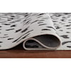 Signature Contemporary Area Rugs Samya Black/White Indoor/Outdoor Medium Rug