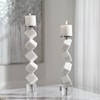 Uttermost Casen Casen Marble Cube Candleholders S/2