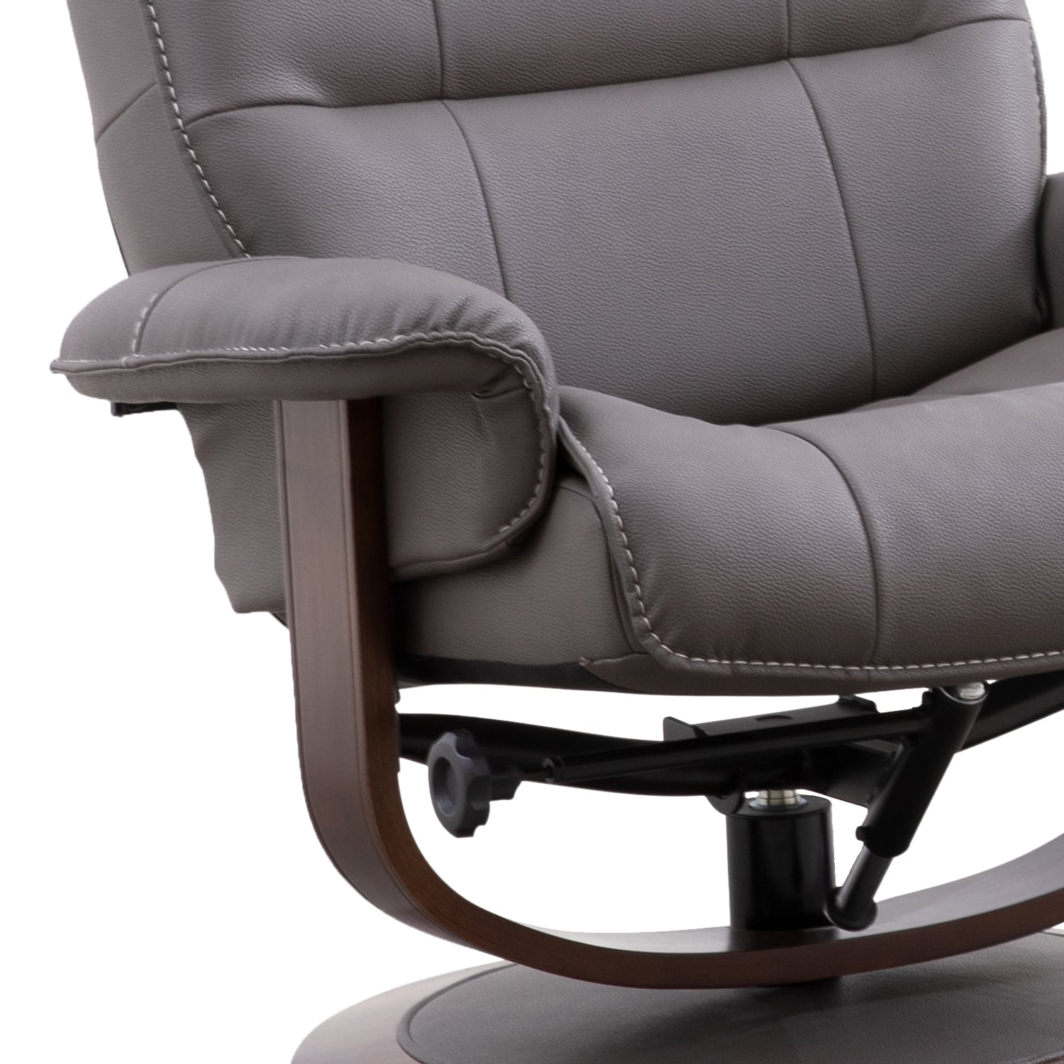 Parker Living Knight Swivel Chair and Ottoman