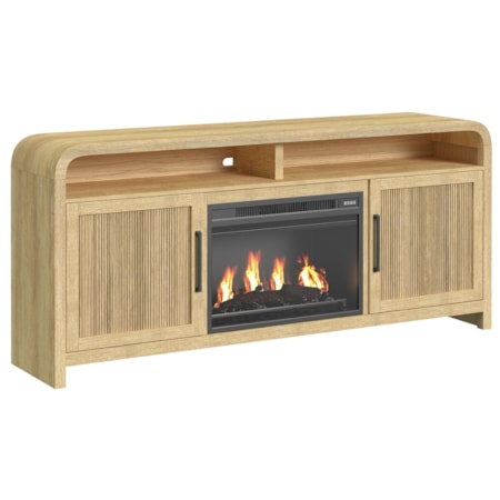 70" Fireplace TV Console