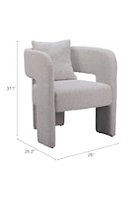 Zuo Melilla Collection Contemporary Dining Chair