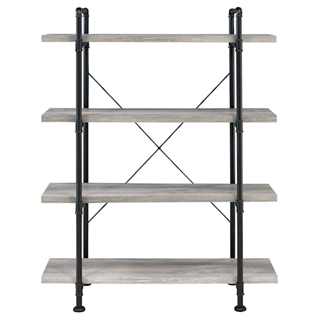 Delray 56-Inch 4-Shelf Bookshelf and