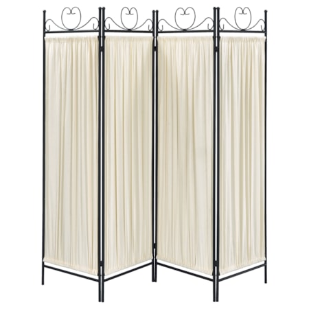 4-Panel Room Divider Folding Shoji Screen