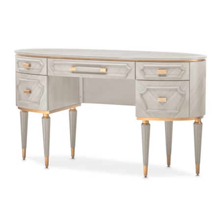 5-Drawer Vanity Desk