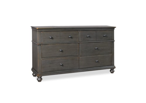 Traditional 6-Drawer Dresser with Cedar and Felt-Lined Drawers